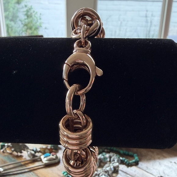 Milor Rose Gold Link Bracelet from Italy - Picture 2 of 3